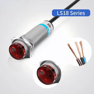 M18 series photoelectric <b>switch</b> 10-30v dc 3-<b>wire</b> NPN unlimited <b>control</b> laser diffuse reflection optical proximity sensor <b>switch</b> - Product Image 5