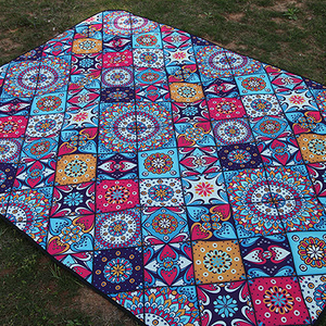 Outdoor Waterproof <b>Picnic</b> <b>Blankets</b>, Portable Boho <b>Picnic</b> Mat Washable <b>Picnic</b> <b>Blanket</b> for Travel Camping Beach Park Grass/ - Product Image 5