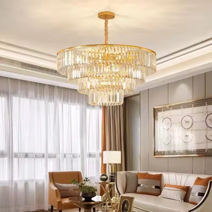 Wholesale <b>Bedroom</b> Decor Modern Luxury Modern Decorative Round Luxury K9 Crystal <b>Chandelier</b> - Product Image 2