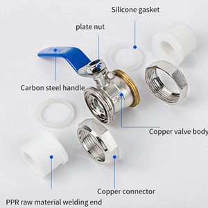 PPR 유니온 볼 밸브 신뢰할 수 있는 가격 소켓 CPVC/UPVC/PVC 더블 트루 유니온 볼 밸브 - Product Image 4