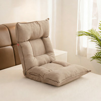 Fauteuil de sol ergonomique réglable en gros, canapé paresseux avec support dorsal, chaise longue pliable Tatami pour chambre et salon