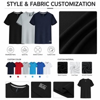 T-shirt de course unisexe en gros, marque privée, tricoté, motif étoilé, couleur unie, long, respirant, séchage rapide, athlétique, grandes tailles S-4XL, OEM