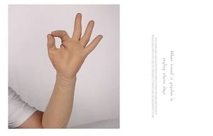 ถุงมือซิลิโคนปลอมสำหรับผู้ชายถุงมือยางแฟชั่นหนังเทียมที่คลุมมือ - Product Image 4