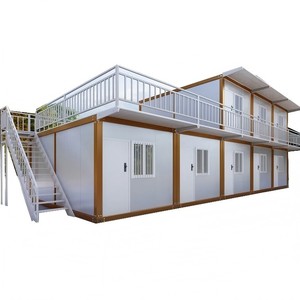 20ft sang trọng casas nhà Modular Tiny Home xách tay cà phê cửa hàng 2 tầng đúc sẵn container nhà nhà - Product Image 5