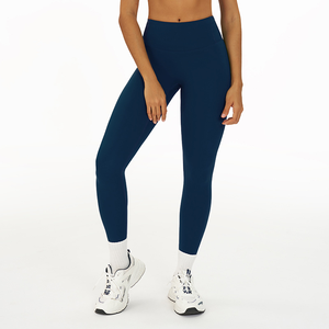 Pantaloni da Fitness Europei e Americani, Senza Maniche, Tinta Unita, ad Asciugatura Rapida, Elasticizzati in Quattro Direzioni, Traspiranti, Leggeri e Aderenti - Product Image 4
