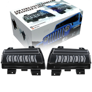 Luz LED Secuencial para Guardabarros, Compatible con Wrangler JL 2018+ SHARA/<span class=keywords><strong>RUBICON</strong></span>, Compatible con <span class=keywords><strong>Gladiator</strong></span> JT OVERLAND/<span class=keywords><strong>RUBICON</strong></span> 2020+ - Product Image 1