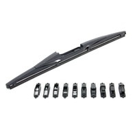 Lame d'essuie-glace arrière universelle NOVOFLOW avec 10 adaptateurs pour Toyota Yaris 2001-2008 Renault Clio 2005-2012 remplacement de pièces de voiture