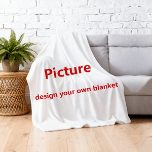 OEM Tùy Chỉnh In Kỹ Thuật Số Chăn Máy Giặt Mềm Thăng Hoa Vua Kích Thước Bé Cậu Bé Cô Gái Thoải Mái Chăn - Product Image 1