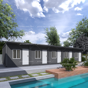 कम कीमत समाप्त कंटेनर घर, स्वागत 100m2 घर योजना बिक्री के लिए कंटेनर घर - Product Image 3