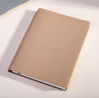 Nouveau carnet A5 personnalisé en cuir grainé litchi souple pour étudiants ou professionnels - Collection 2026