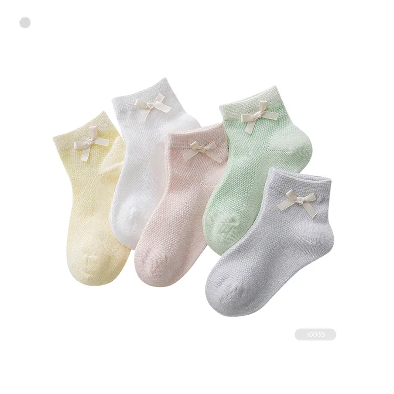 BX-I0157 baby socks with bow kids bow socks for children
