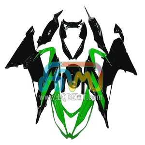 Inyección para <span class=keywords><strong>KAWASAKI</strong></span> <span class=keywords><strong>NINJA</strong></span> ZX 6R <span class=keywords><strong>636</strong></span> C Verde negro <span class=keywords><strong>ZX6R</strong></span> 17 13 15 16 17 18 43LQ.9 ZX636 ZX-6R 2013 2015 <span class=keywords><strong>2016</strong></span> 2018 Carenado - Product Image 1