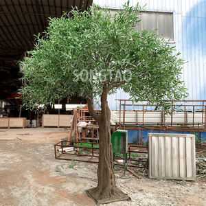 Faux arbres artificiels ornementaux d'intérieur en fibre de verre pour centre de table, décoration de table de mariage - Product Image 3