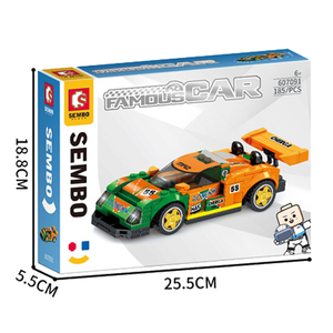 SEMBO Block 607089-607092 4pcs/Boxs豪华迷你汽车套装4种混合塑料砖什锦迷你套装建筑模型玩具 - Product Image 5