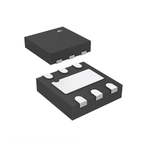 Compre Componentes Electrónicos en Línea 6 XFDFN Exposed Pad MIC5528-2.8YMX-TR Administración de Energía (PMIC) Canal del Fabricante - Product Image 1