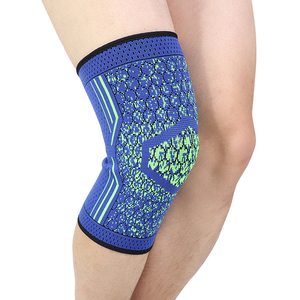 2025 Offre Spéciale tricoté Nylon élastique <span class=keywords><strong>genou</strong></span> enveloppes doux Powerlifting genouillère soutien sport sécurité chaleur étanche ramper - Product Image 4