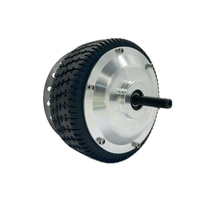 Motor DC Brushless Berkualitas Tinggi 6 Inci dengan Gear untuk E-bike, Robot, E-skateboard dengan Rem Cakram