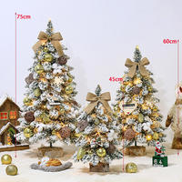 Décoration de Noël YM Home Decor, sapin vert en cèdre avec lumières LED, décoration de chambre, accessoires pour la maison, décorations de Noël, fournitures pour fêtes, cadeaux