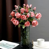 Bouquets de roses artificielles faits à la main en gros, durables et imperméables, pour la Saint-Valentin, Pâques et la décoration de table