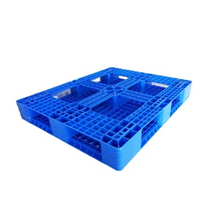 Carte en plastique de grille de champ de la série 4 voies de panneau de palette de logistique de HDPE (6 coureurs) pour la palette d'empilage de cargaison de plancher d'entrepôt - Product Image 1