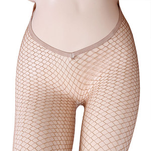 Sexy Carnival Skin Tone Phụ Nữ Trong Fishnet Pantyhose Cộng Với Kích Thước V Cắt Vớ Cho Mùa Hè Mỏng Đùi Hình Dạng Cho Valentine Của - Product Image 4