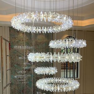 Nordic Light Luxury Crystal Chandelier Dining <strong>Room</strong> Bedroom Personality Creativity 2019 New Post-modern Simple Living <strong>Room</strong> <strong>Lamps</strong> - Product Image 3