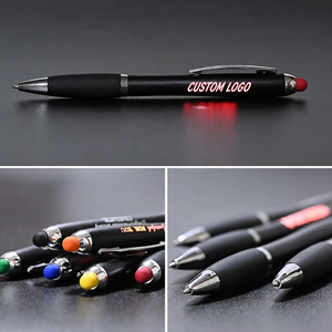 2-in-1 Leuchtender Logo-LED-Stylus-Kugelschreiber mit Individuellem Logo für <span class=keywords><strong>Android</strong></span> und iPhone Werbeartikel - Product Image 2