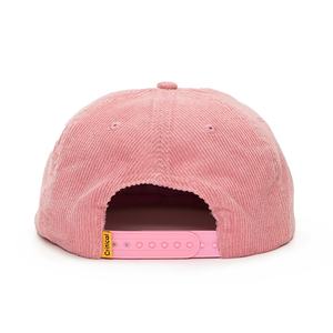 Casquettes Snapback non structurées personnalisées à 5 panneaux avec logo brodé, casquettes en velours côtelé colorées - Product Image 4