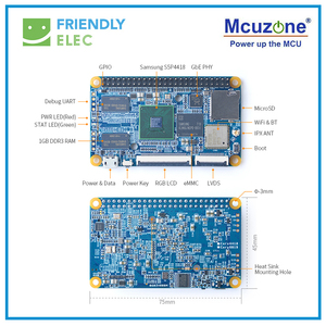 NanoPi Core4418 S5P4418 บอร์ดคอมพิวเตอร์แบบฝังตัว ARM ประสิทธิภาพสูง บอร์ดพัฒนาอุตสาหกรรม - Product Image 6