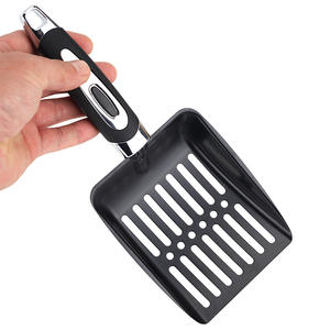 ตักทรายแมวโลหะพร้อมด้ามจับยาวพลั่วทรายแมวสแตนเลสทนทาน - Product Image 4