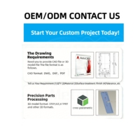 Service de fabrication de pièces métalliques en aluminium et acier inoxydable par usinage CNC de précision sur mesure pour composants industriels