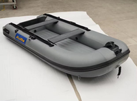 DAMA haute qualité 3 ans de garantie plancher en aluminium Pvc bateau pliant bateau gonflable de pêche
