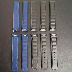 Bracelet de montre en caoutchouc fluoré 20 mm 21 mm pour montre OMG Sea-<span class=keywords><strong>master</strong></span> AT150 AQUA <span class=keywords><strong>TERRA</strong></span> 150 FKM Bracelet souple Boucle déployante - Product Image 2