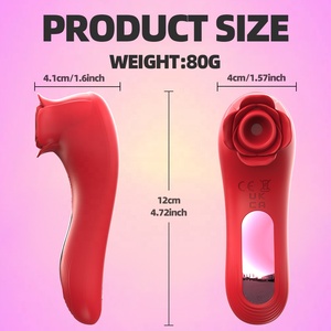 Vagina-Sauger Rosen-<span class=keywords><strong>Vibrator</strong></span> Nippel-Sauger Orale Klitoris-Vagina-Stimulation Leistungsstarker Weiblicher Masturbator Sexspielzeug Erotik-Artikel - Product Image 4