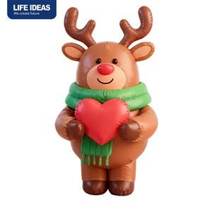 5FT <b>Christmas</b> elk <b>Inflatables</b> Outdoor <b>Decorations</b> Reindeer Blowups for Indoor Holiday Party Funny Vacation Outside - Product Image 3