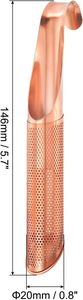 Colorful Fine Mesh 304 Stainless Steel Tube Shape Bulk <b>Tea</b> <b>Infuser</b> Stick with Hook - Product Image 4