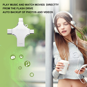 Kinh doanh Quà tặng khuyến mãi tốc độ 3.0 4-in-1 Loại C 64GB 128GB 256GB Micro Android OTG Memory Stick New kim loại <span class=keywords><strong>USB</strong></span> Flash Drive - Product Image 6