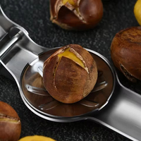 Portable Casse-Noisette Clip Pince Coupeur De Noix Pistache Ouvre Cuisine Outil En Acier Inoxydable Châtaigne Ouvre Couteau
