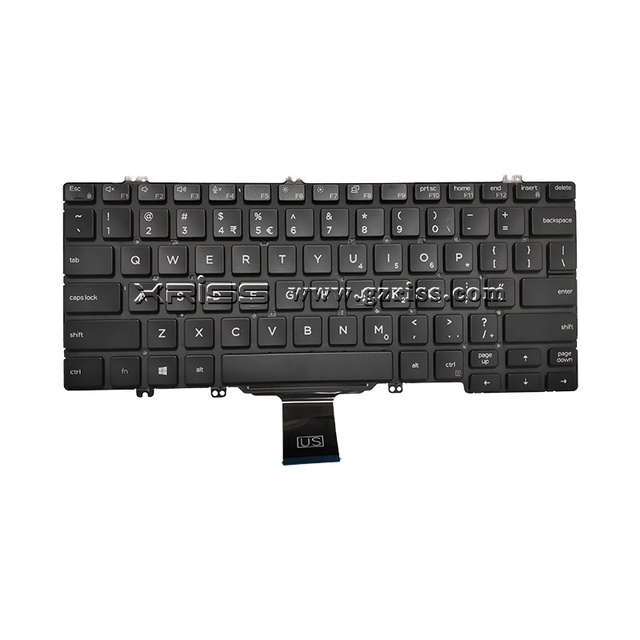 US Laptop Keyboard for DELL Latitude 7300 5310 5300 2in1 Keyboard 8GDY7 01MT6 NSK-EVDBC NSK-EVAUW/C