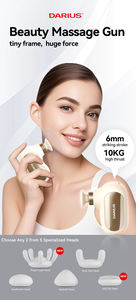 <span class=keywords><strong>Mini</strong></span> Pistola de Masaje Pocket Force, Pistola de Masaje de Tejido Profundo Portátil de Alta Potencia con Estuche de Cuero y 5 Cabezales - Product Image 2