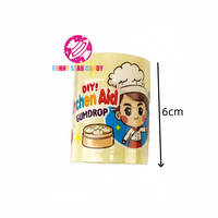 ODM cuisine cuit à la vapeur chignon doux gommeux bonbons Mini Baozi boulette forme jouets petite boîte alimentaire emballage bonbons fruités gommes