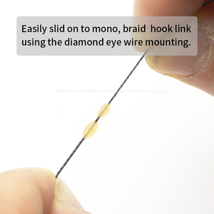 Stopper <span class=keywords><strong>per</strong></span> Lenza da Pesca, Perline in Gomma, Ammortizzatori Scorrevoli, Misure Piccole e Grandi - Product Image 6