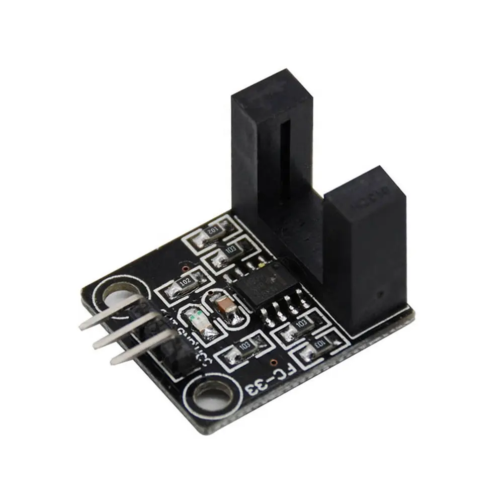 Double Speed Measuring Sensor with Photoelectric Encoders Kit top For Ardu Tacho Slot-type Optocoupler Counter Module