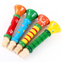 Music Products for Children Wooden Trumpet Instrument Toy Musical Instruments