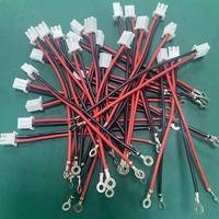 JST XH2.54 Set Kabel Konektor 2.54Mm Pitch 2/3/4/5/6/7/8/10/12/14/20 Pin 26awg 300Mm Kabel Wanita + Soket Sudut Kanan
