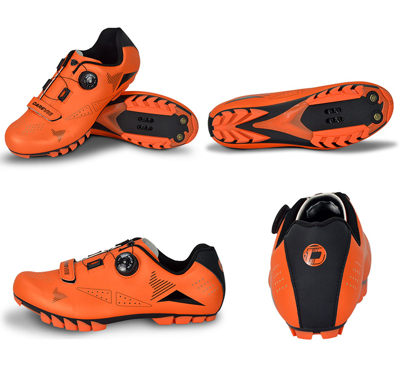 Darevie Custom logo Atop look system MTB shoes Professional man women Bike shoes Bicycle Mountain Biking Indoor Cycling Shoes