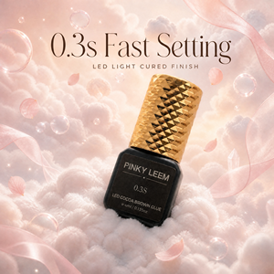 Adhesivo para Pestañas UV 0.3s de Curado Rápido, Marca Privada OEM para Técnicos de Salón y Distribuidores de Belleza, Color Marrón Cacao - Product Image 1