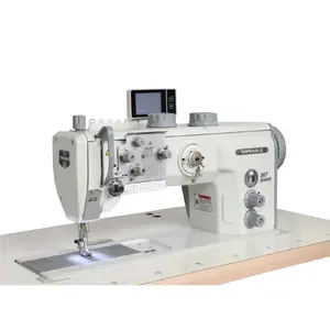 TOPEAGLE TCF-867 Flat bed single needle walking foot needle feed heavy duty industrial leather sewing machine