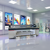 Imprimante UV hybride YC1800HR 2026 pour la publicité, impression sur Flex Banne, boîte lumineuse, tissu, cuir, toile, bâche