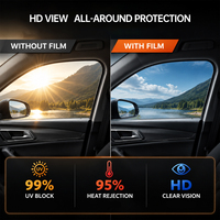 Film teinté pour vitres de voiture Carbins en nano-céramique de haute qualité 1,52*30M, anti-éblouissement, contrôle solaire, film de protection pour vitres de voiture